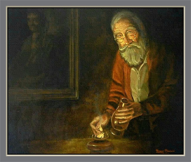 636x540 Paintings By Roger Brown - Roger Brown Artist Oil Painting