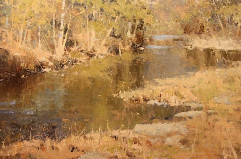 775x512 Tennessee Creek 24x36, Oil On Canvas Paintings - Roger Brown Artist Oil Painting