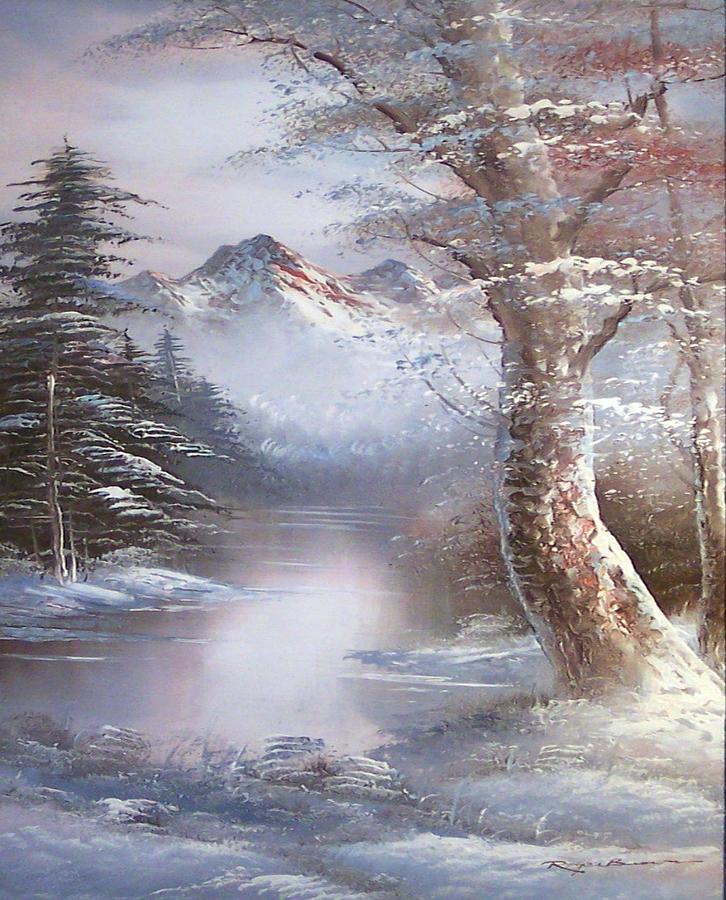 726x900 Landscape Painting By Roger Brown - Roger Brown Artist Oil Painting