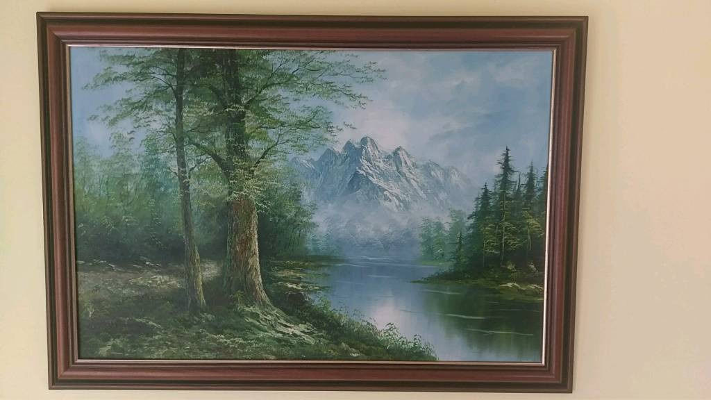 1024x576 Oil Painting By Roger Brown In Tonypandy, Rhondda Cynon Taf - Roger Brown Oil Painting Landscape