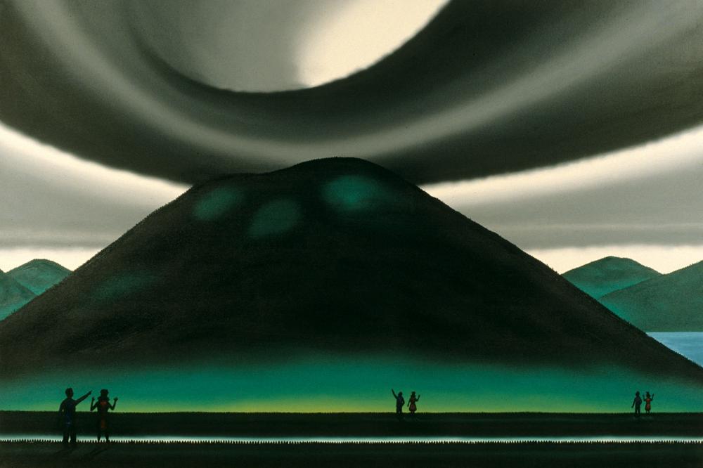 1000x666 Roger Brown Study Collection, School The Art Institute - Roger Brown Oil Painting Landscape