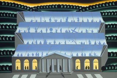 384x256 New Roger Brown Installation The Art Institute Of Chicago - Roger Brown Painting