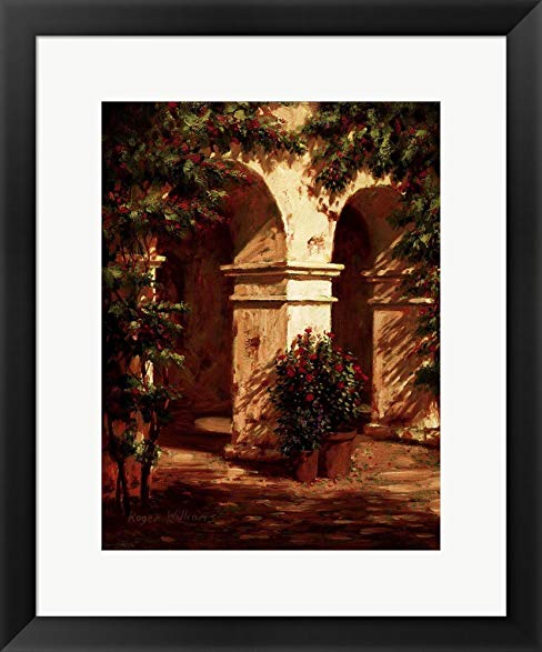 488x587 Monastery By Roger Williams Framed Art Print Wall - Roger Williams Painting