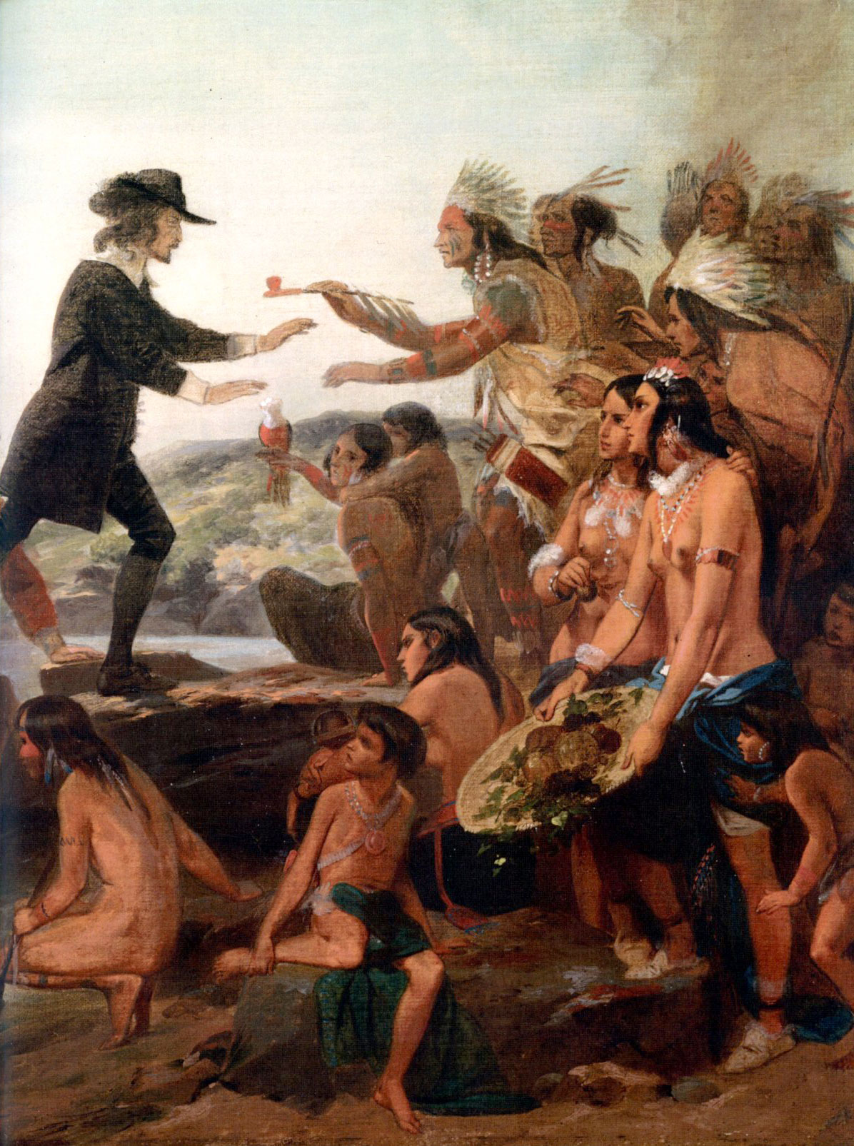 1196x1605 Heretics To Heroes Loeb Visitors Center - Roger Williams Painting