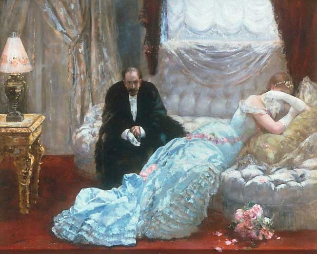 650x520 French Painting Musings Of An Artist - Rolla Painting