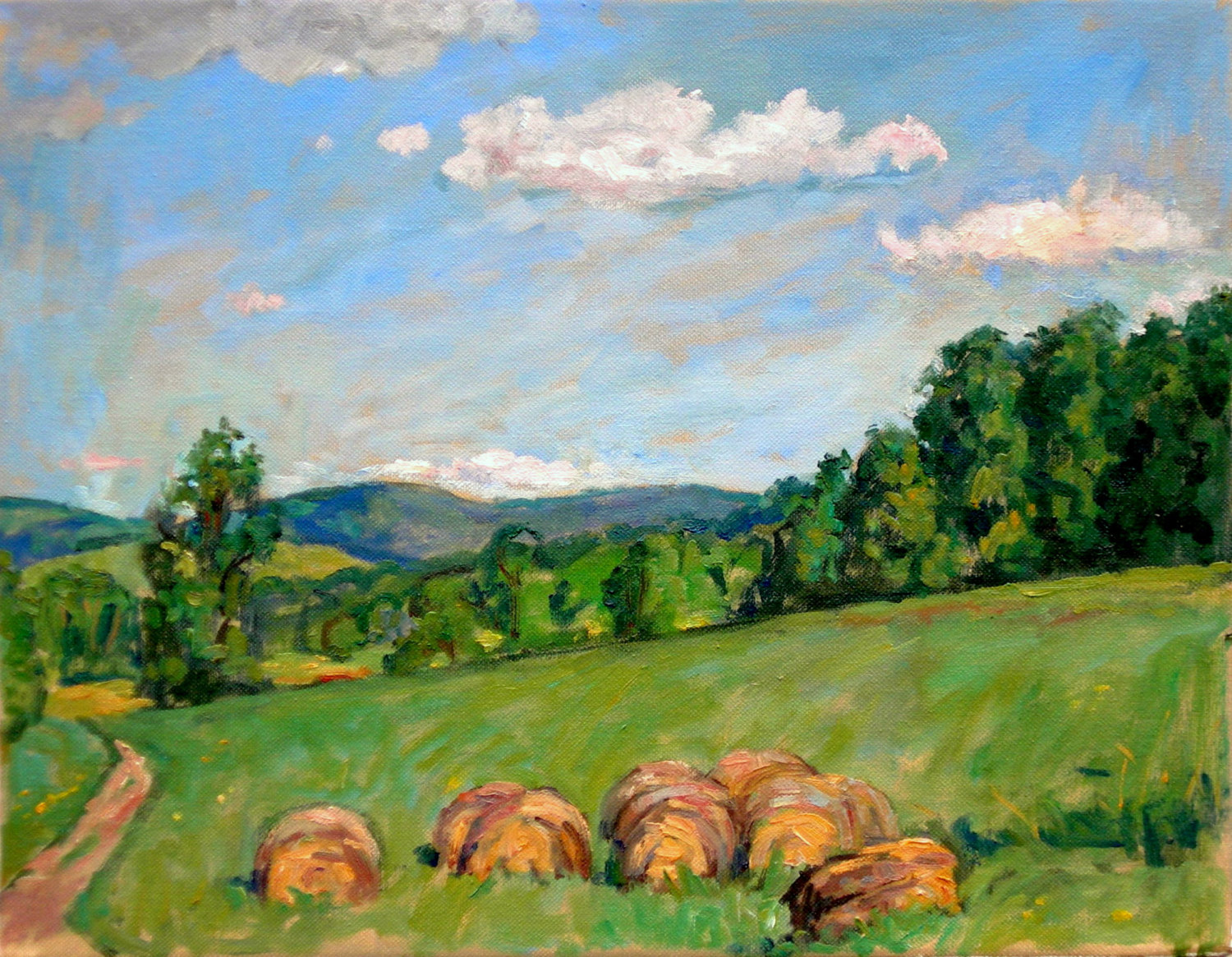 Rolling Hills Painting at Explore collection of