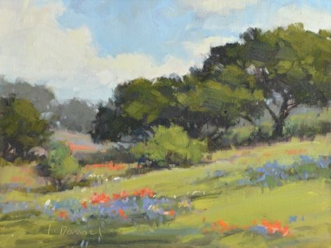 475x356 Rolling Hills Of Color By Artist Laurel Daniel, On Dailypainters - Rolling Hills Painting