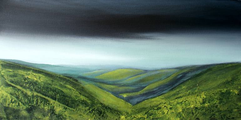 770x385 Saatchi Art Rolling Hills Painting By Isabelle Amante - Rolling Hills Painting