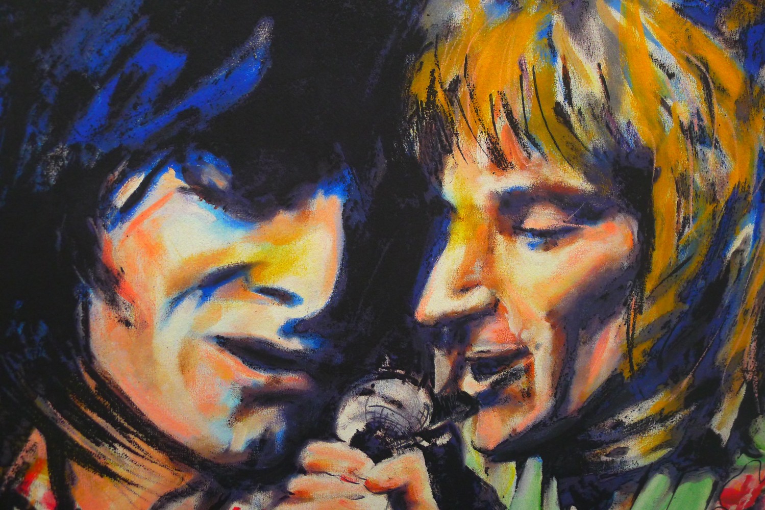 1499x1000 Ronnie Wood (Rolling Stones) Art For Sale - Rolling Stones Painting