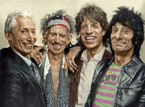 480x356 Sebastian Amazing Paintings Of The Rolling Stones - Rolling Stones Painting