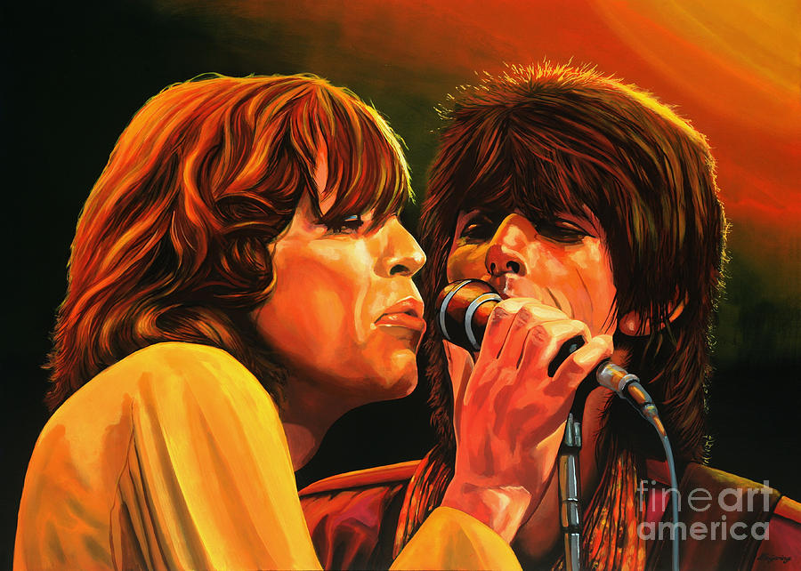 900x642 The Rolling Stones Painting By Paul Meijering - Rolling Stones Painting