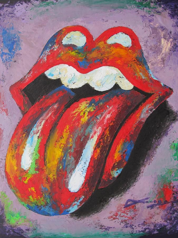 675x900 Painting! Got The Moves .! Rolling Stones, Stone - Rolling Stones Painting