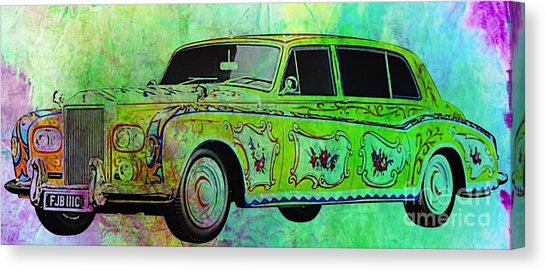 546x271 John Lennon Rolls Royce Painting By John Malone - Rolls Royce Painting