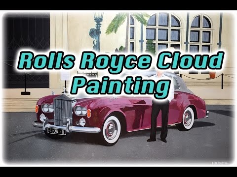 480x360 Rolls Royce Cloud Painting - Rolls Royce Painting