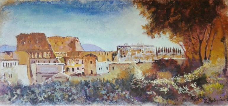 770x358 Saatchi Art Roma Painting By Davide Rodoquino - Roma Painting