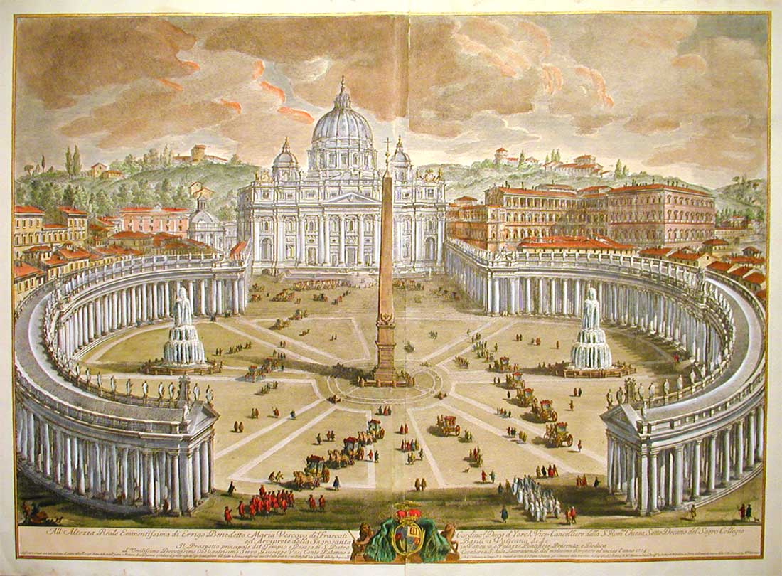 1100x810 Giuseppe Vasi And Magnificence Of Ancient And Modern Rome Rome - Roma Painting