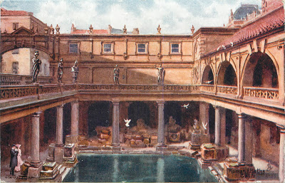 400x257 Andrew Simpson When In Bath, Visit The Roman Baths, I Did And So - Roman Bath House Painting