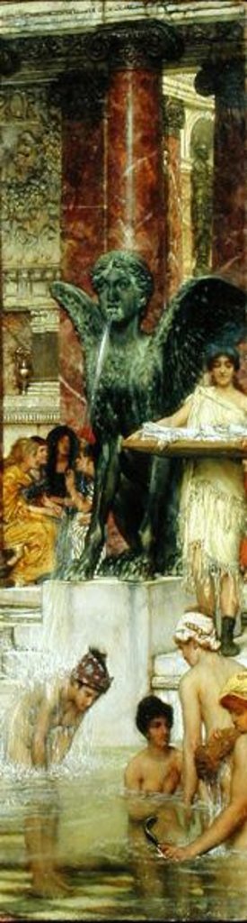 275x1024 In The Roman Baths, Or Roman Women In The Bath Posters Amp Prints By - Roman Bath Painting