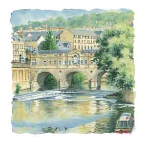 297x300 Lorna Rankin - Roman Bath Painting