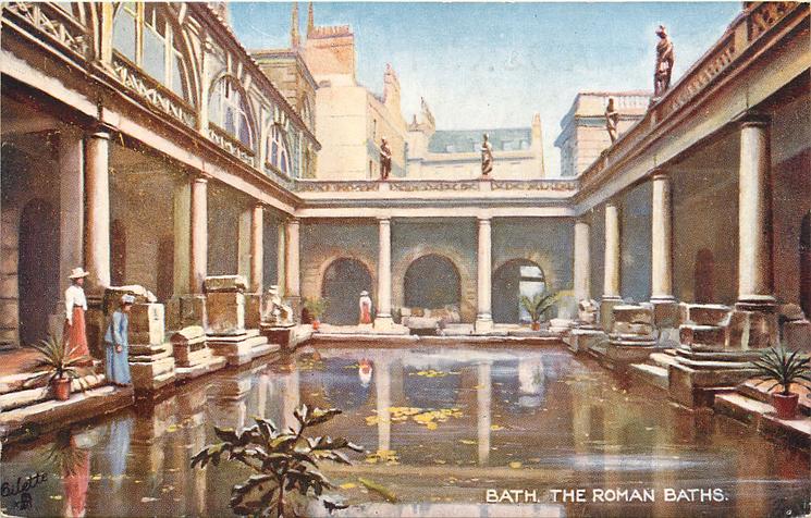 745x476 The Roman Baths - Roman Bath Painting