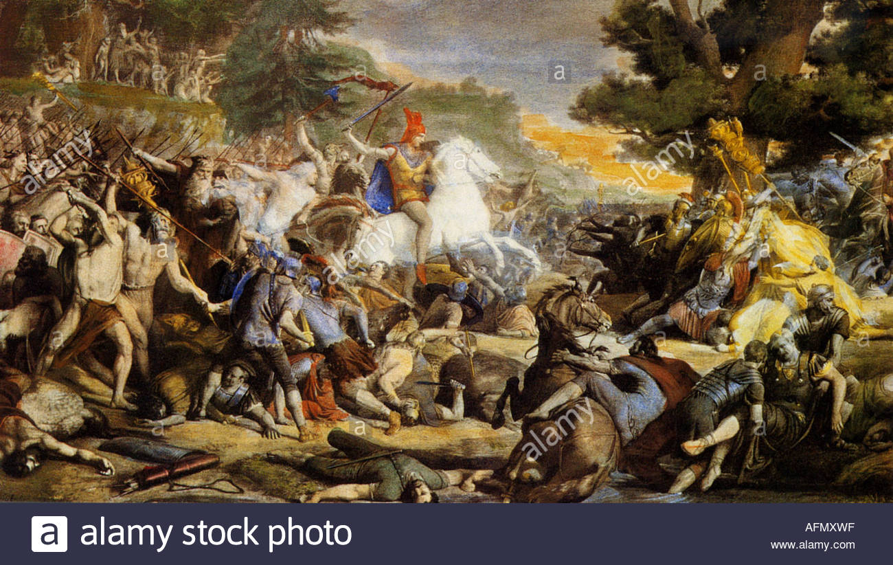 1300x822 Ancient World, Roman Empire, Battle In Teutoburg Forrest, 9 Ad - Roman Battle Painting