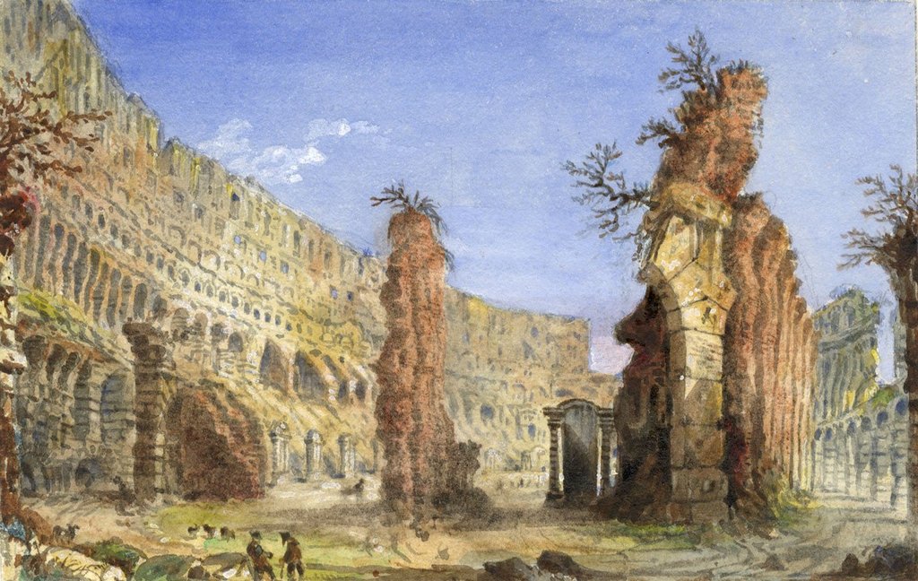 Roman Colosseum Painting At PaintingValley.com | Explore Collection Of ...