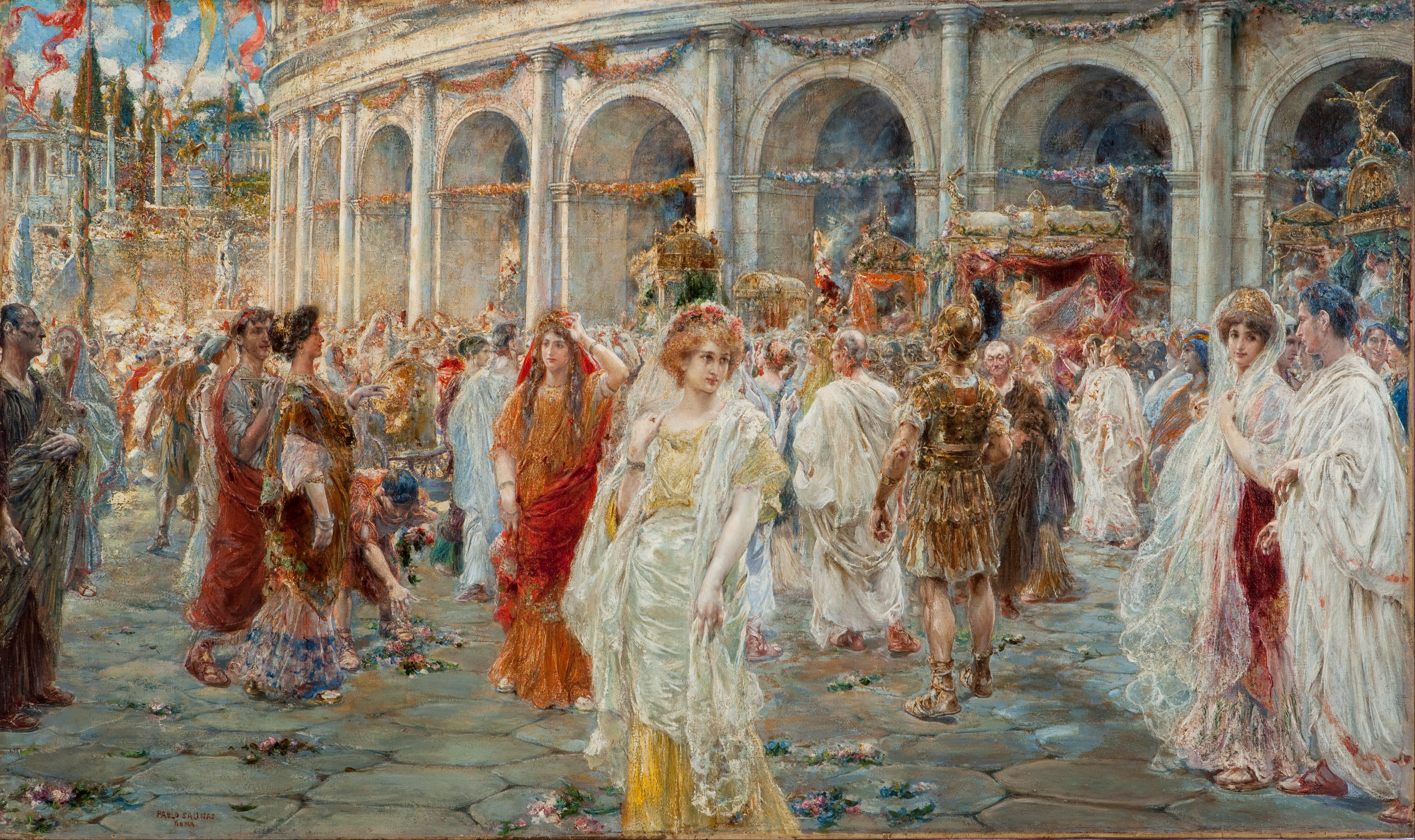 4921x2923 Filepablo Salinas - Roman Colosseum Painting