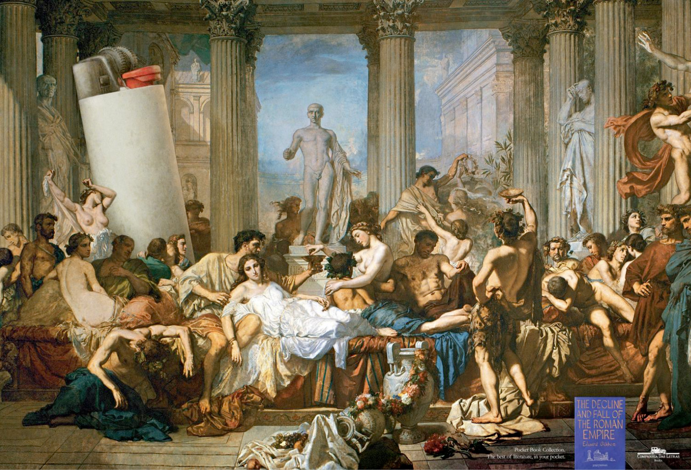 1400x953 Cia De Bolso Print Advert By Bbdo Romans Ads - Roman Empire Painting