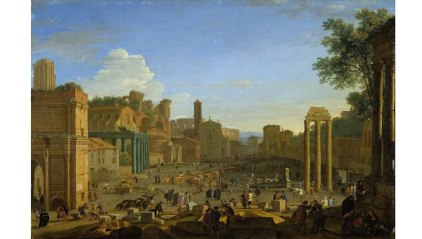600x340 The Roman Forum Through The Ages - Roman Forum Painting