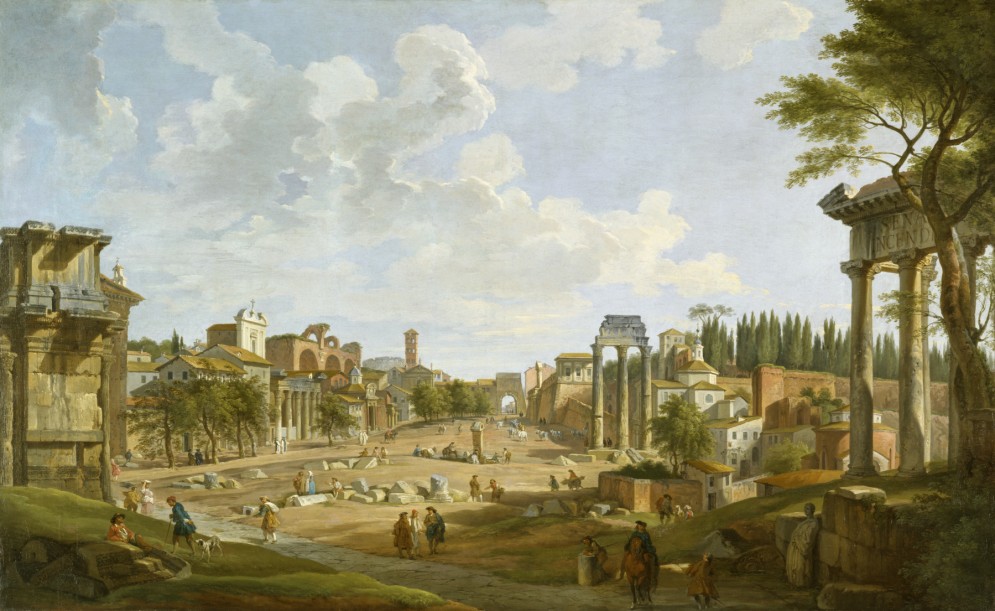 995x611 View Of The Roman Forum The Walters Art Museum Works Of Art - Roman Forum Painting