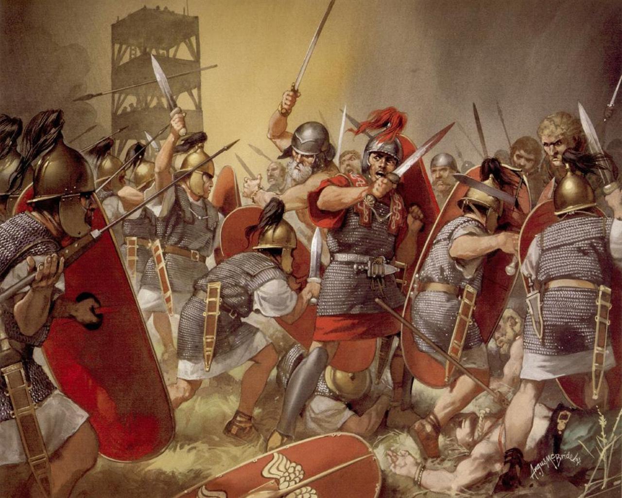 1280x1024 Roman Leaders The 10 Greatest Generals Behind The Empire All - Roman General Painting