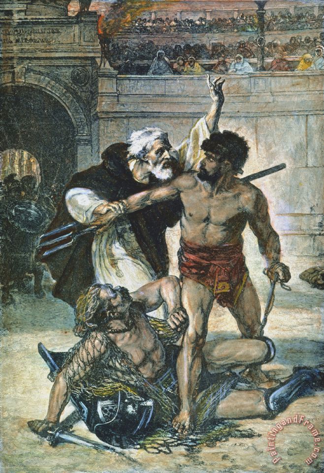 658x960 Others Roman Gladiators Painting - Roman Gladiator Painting