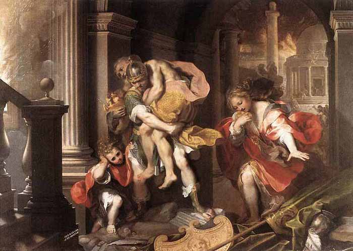 700x499 Roman Mythology - Roman God Painting