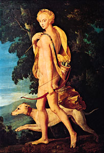 204x300 Diana Roman Religion - Roman God Painting