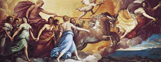 550x212 Eos Greek And Roman Mythology - Roman God Painting
