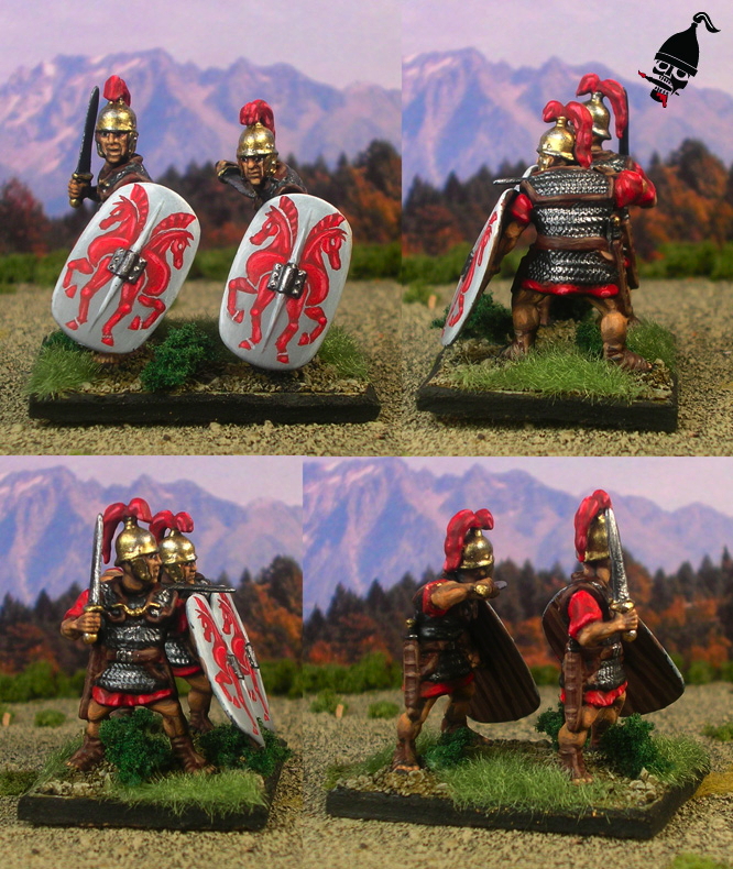 666x790 An Hour Of Wolves Amp Shattered Shields Miniature Gaming Website - Roman Legion Painting