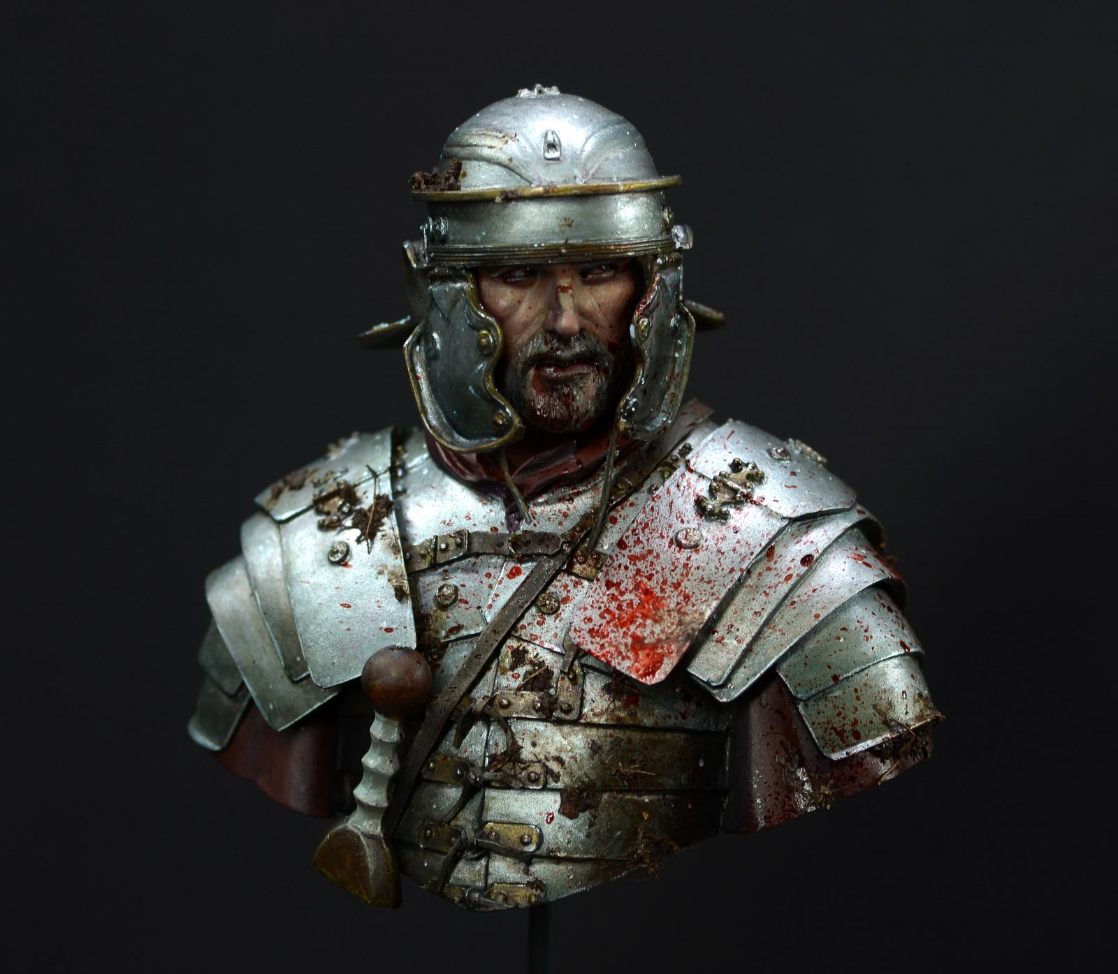 1600x1395 Roman Lappat Painted Miniature Art - Roman Legionary Painting