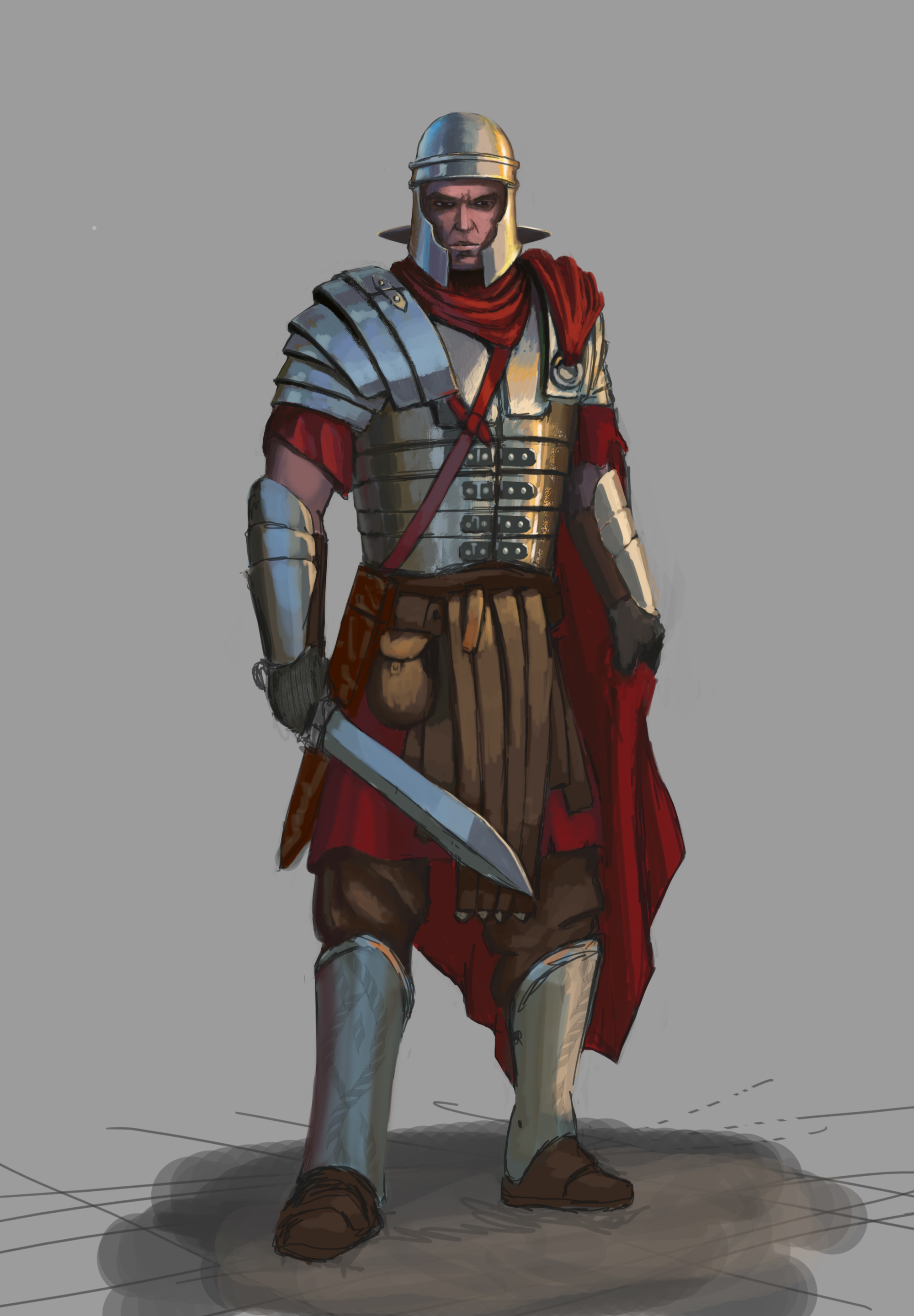 2000x2880 Roman Legionary. By Advisorium - Roman Legionary Painting