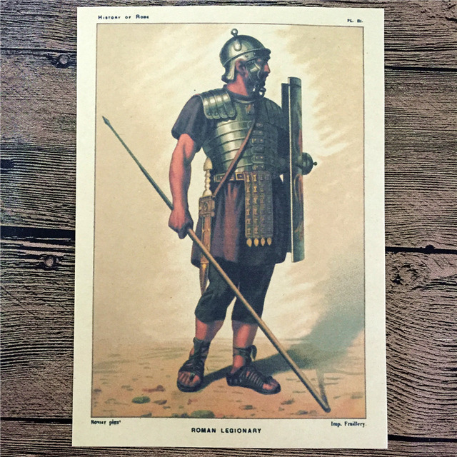 640x640 Top Fashion Lbq 010 Back To The Future Kraft Paperroman Legionary - Roman Legionary Painting