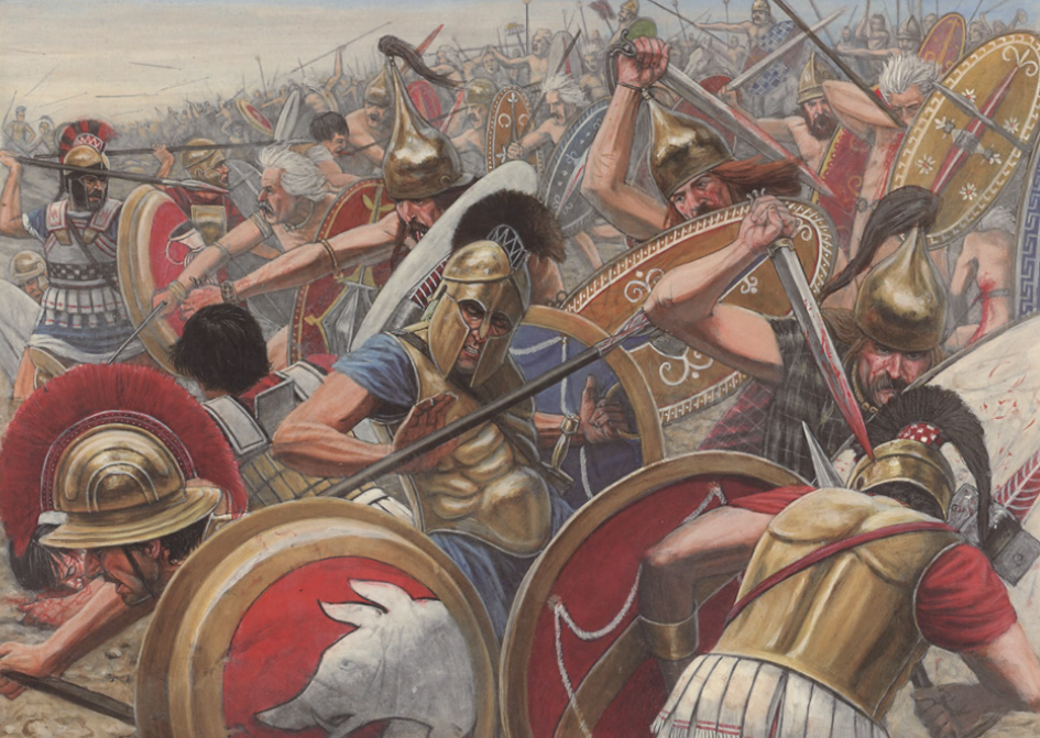 945x671 The Battle Of The Allia (390387 Bc) Was A Battle Of The First - Roman Military Painting