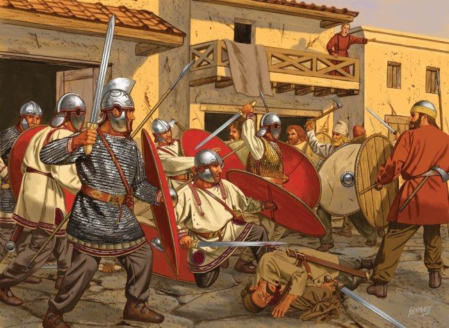 646x472 Evolution Of The Roman Military Painting Guide - Roman Military Painting