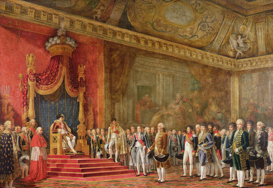 900x620 Napoleon Receiving The Delegation From The Roman Senate Painting - Roman Painting