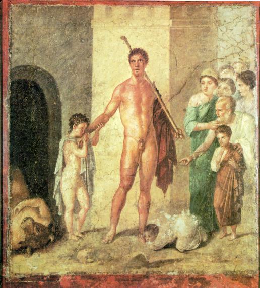 516x572 Ancient Roman Paintings In Rome 2 - Roman Painting