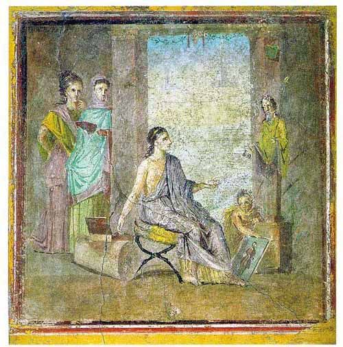 500x506 Art In Ancient Rome - Roman Painting