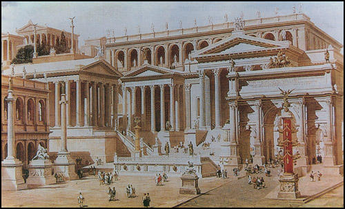 500x303 Republican Government - Roman Senate Painting
