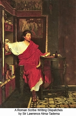 300x456 Jesus And The Roman Senator - Roman Senate Painting