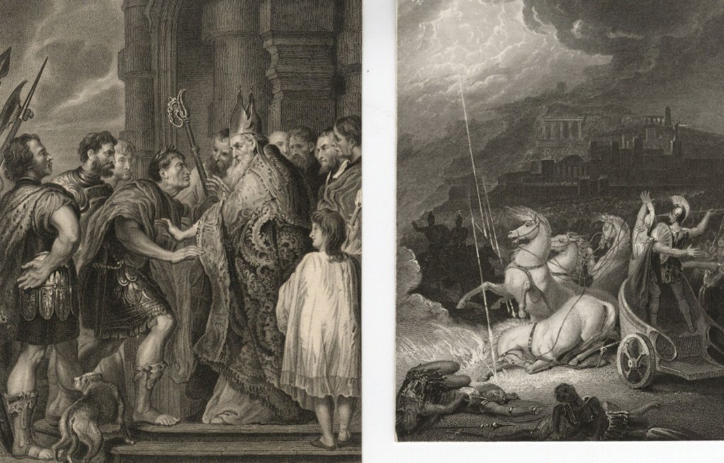 1023x655 Greek And Roman Soldier Prints - Roman Soldier Painting