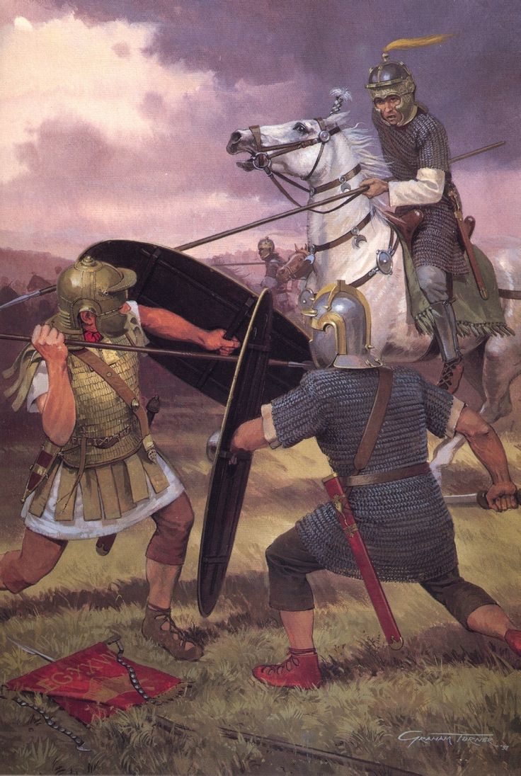 Roman Warrior Painting