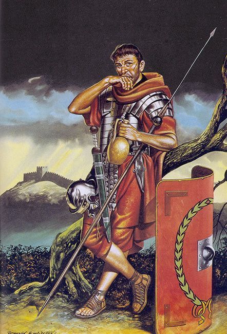 442x650 Roman Empire Art - Roman Warrior Painting