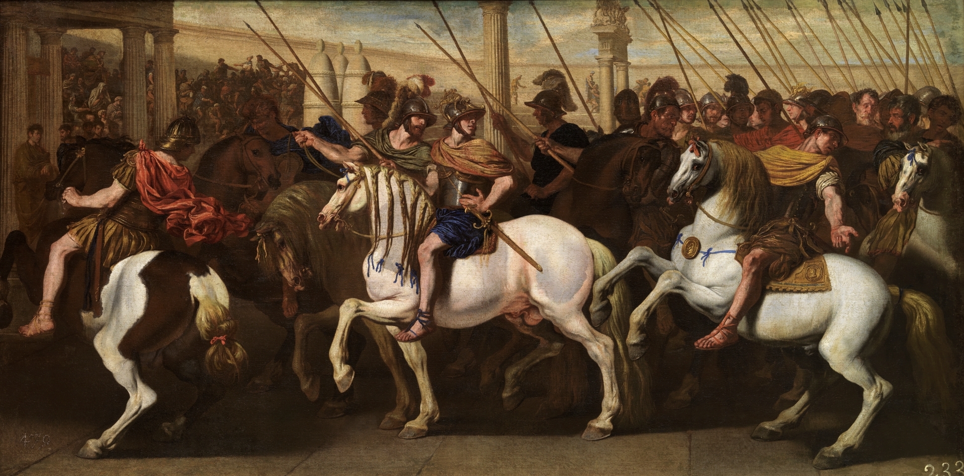 1920x949 Roman Soldiers In The Circus - Roman Warrior Painting